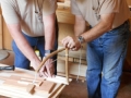 Mark & Bob demonstrate a bow drill.