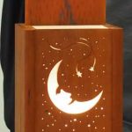 Night Light with Scroll Work