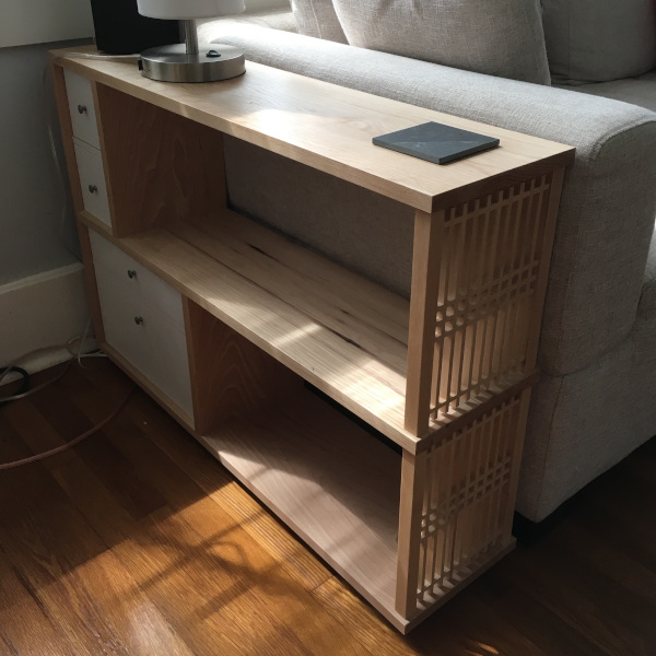 End Table with Kumiko Panels