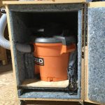 Soundproof Cabinet for a Vacuum Cleaner