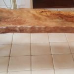 Beech Live-Edge Bench