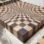 Building an Optical Illusion End Grain Cutting Board