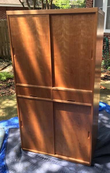 Modern “Linen Press” Cabinet