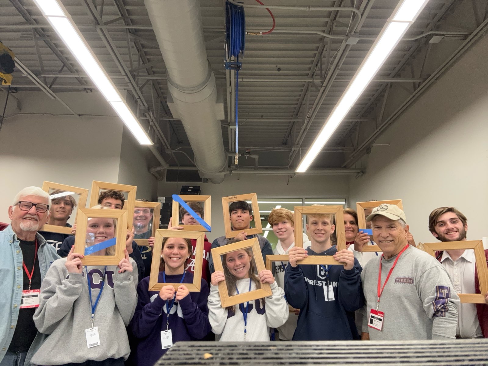 Educational Outreach Event: Episcopal High Students & Picture Frames